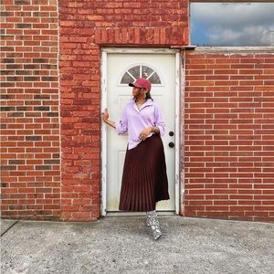 Lilac Sustainable Cotton Pullover